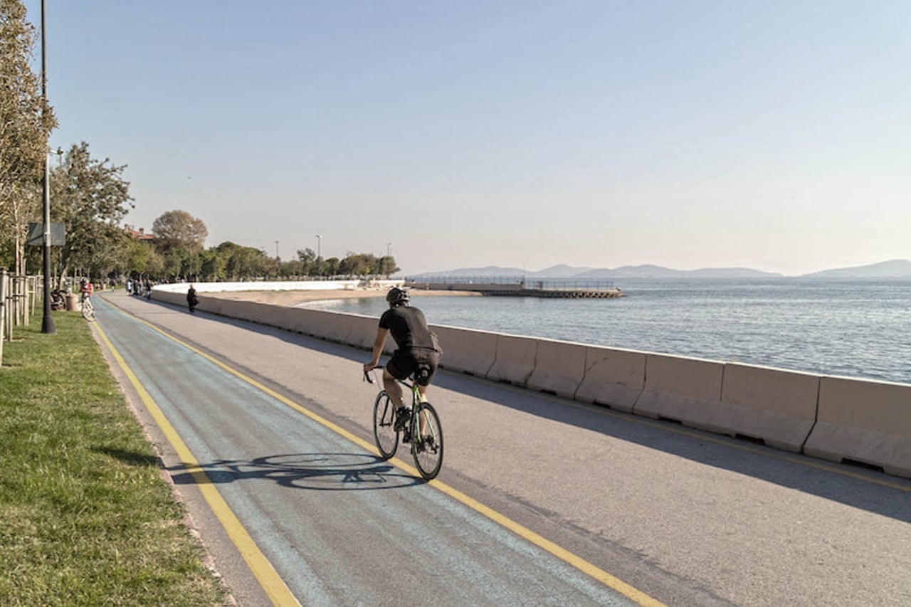 Riding around Istanbul